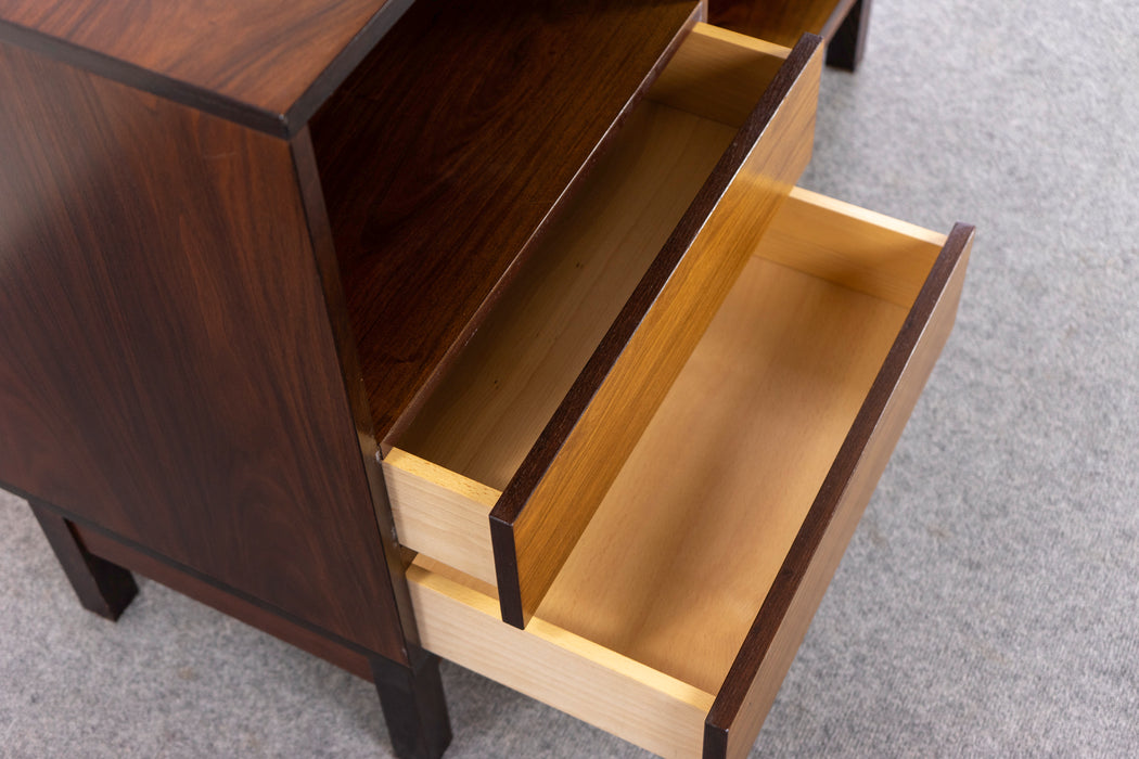 Rosewood Danish Bookcase/Cabinet - (326-062)