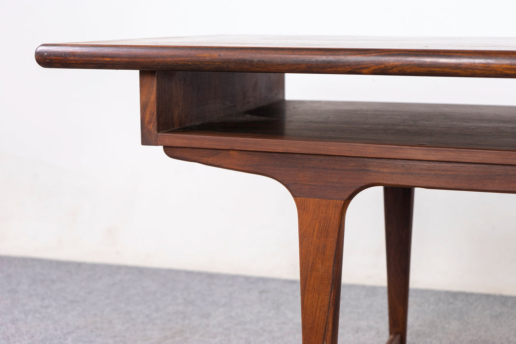 Danish Modern Rosewood Coffee Table - (327-154)