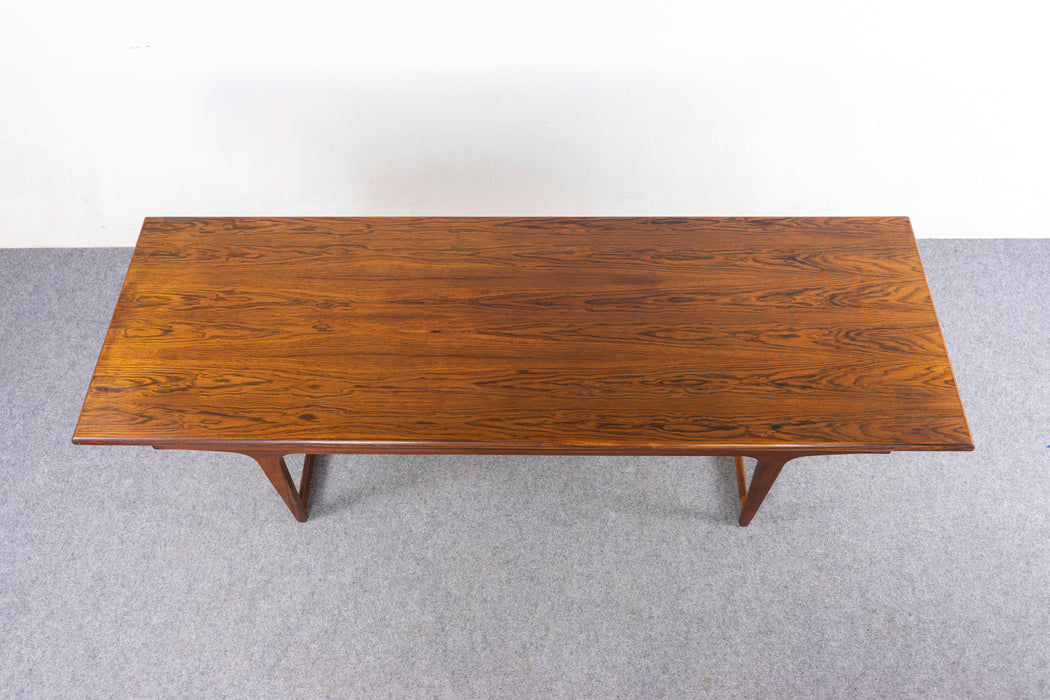 Danish Modern Rosewood Coffee Table - (327-154)