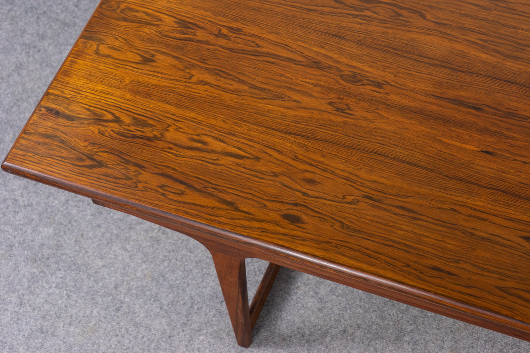 Danish Modern Rosewood Coffee Table - (327-154)