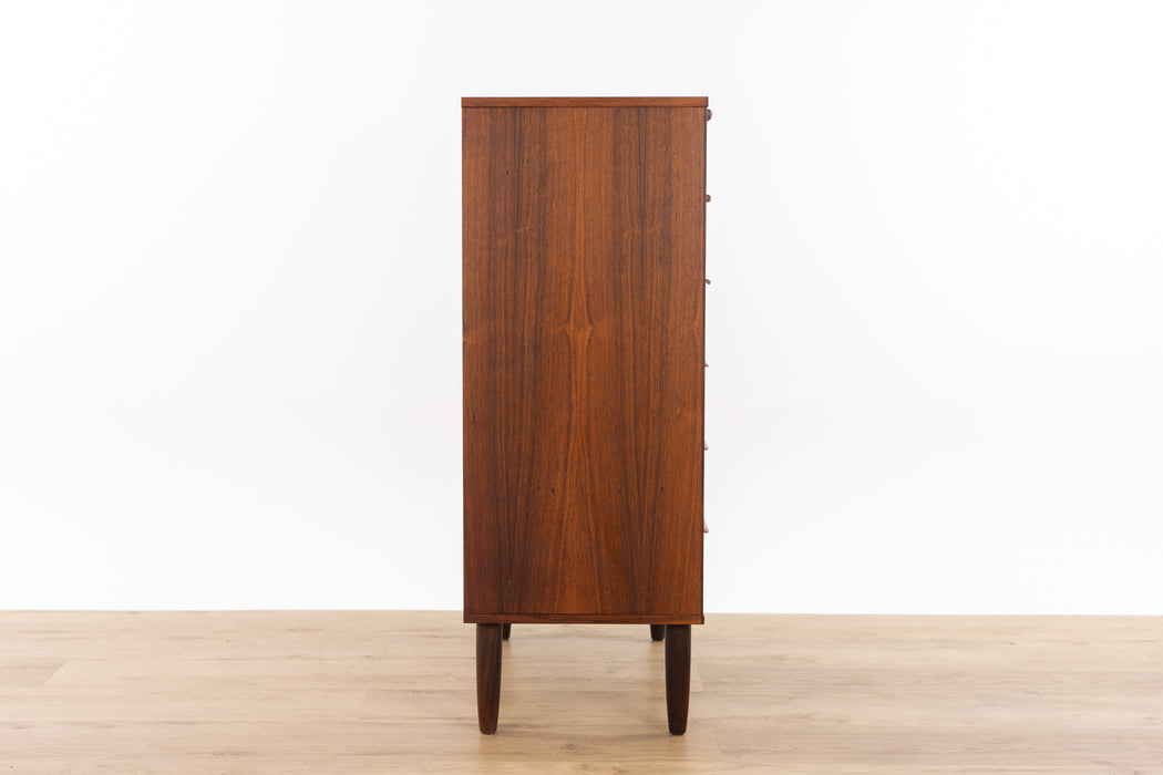 Danish Modern Highboy Dresser - (327-011)