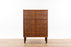 Danish Modern Highboy Dresser - (327-011)