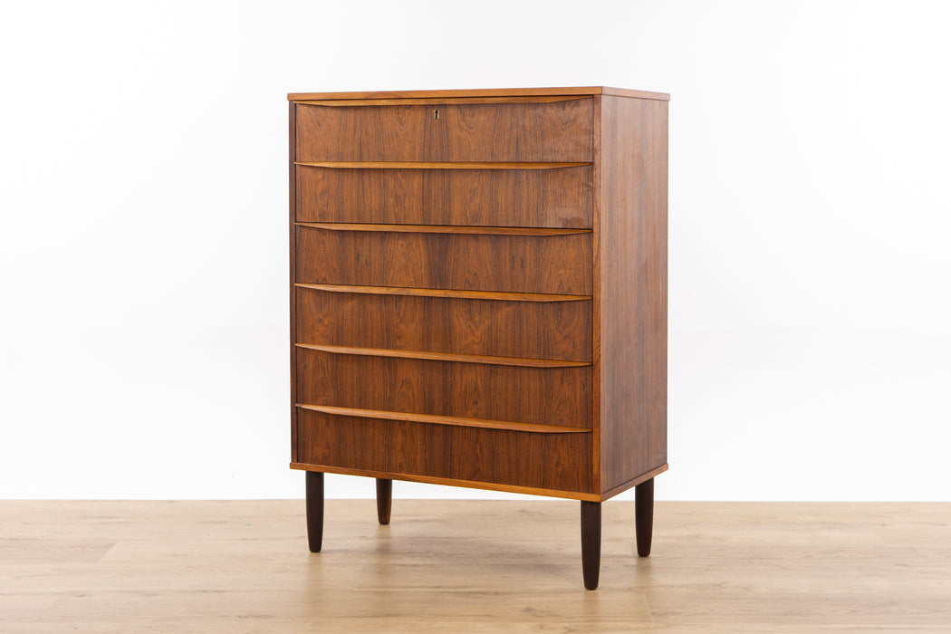 Danish Modern Highboy Dresser - (327-011)