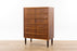 Danish Modern Highboy Dresser - (327-011)