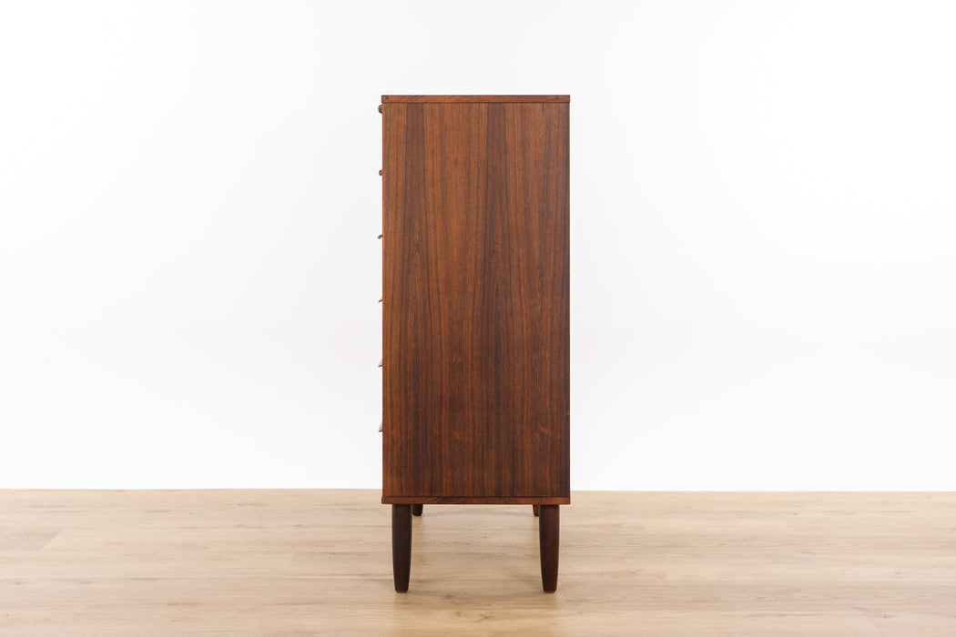 Danish Modern Highboy Dresser - (327-011)