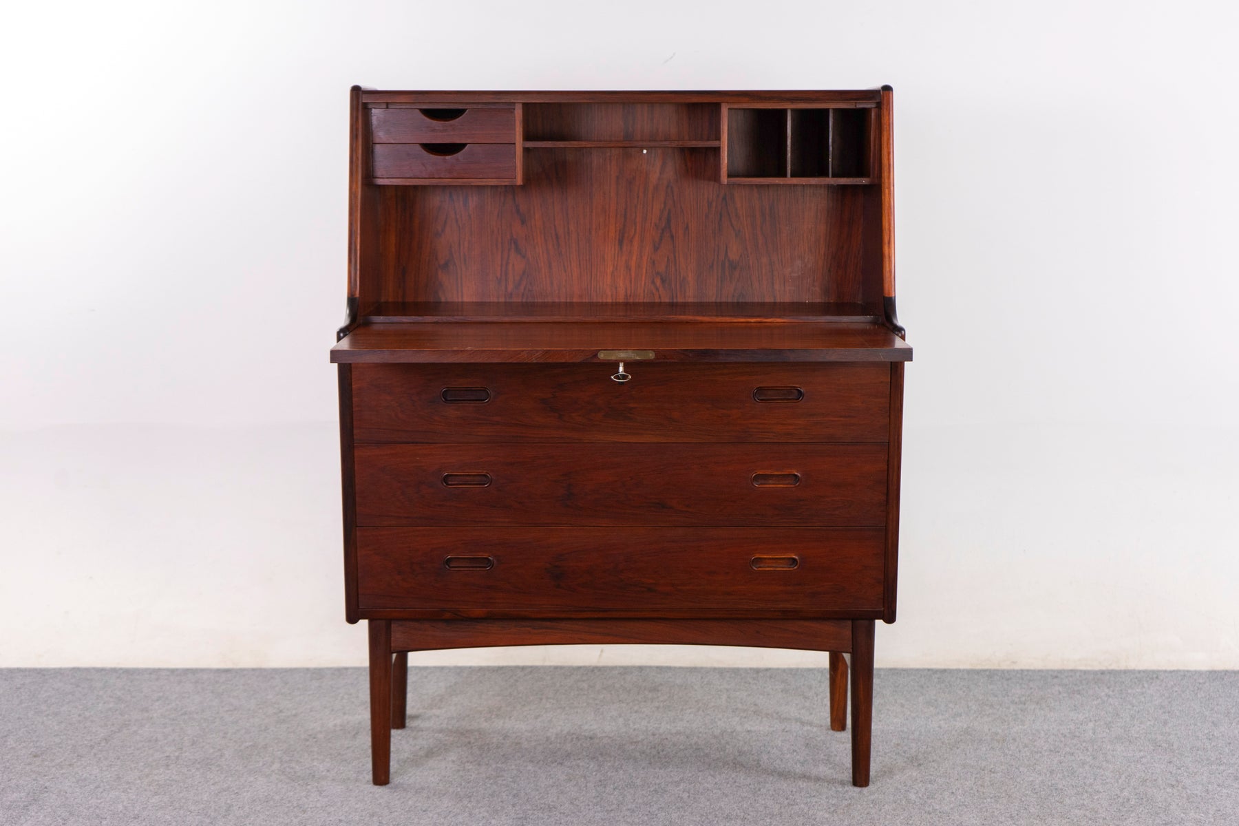 Rosewood Model 37 Secretary Desk by Arne Wahl Iversen - (326-096)