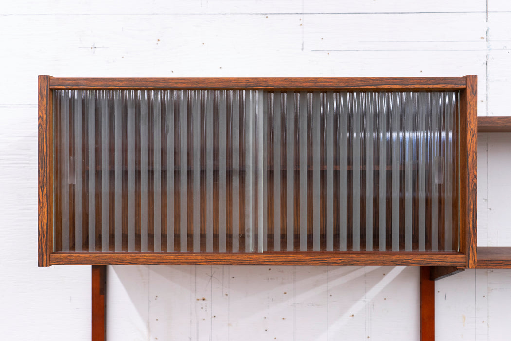 Danish Mid Century Rosewood Wall Unit by PS Systems - (327-006)