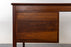 Rosewood & Metal Danish Desk - (D1412)