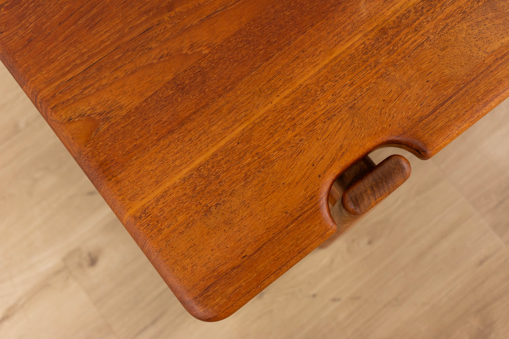 Danish Mid Century Solid Teak Coffee Table - (D1594)