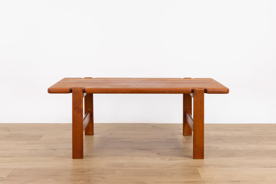 Danish Mid Century Solid Teak Coffee Table - (D1594)