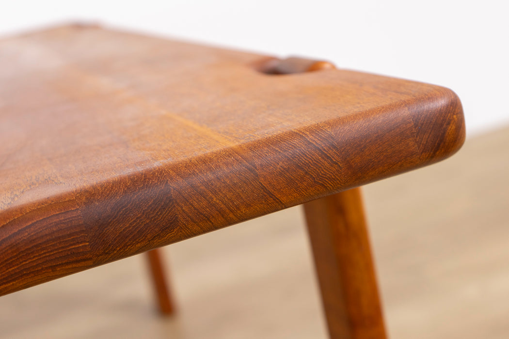 Danish Mid Century Solid Teak Coffee Table - (D1594)