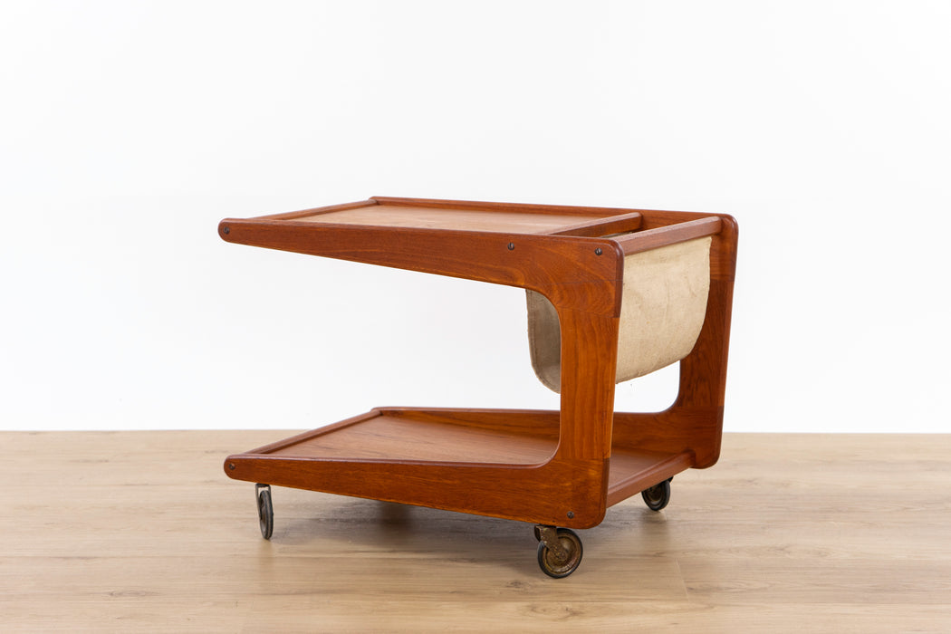 Danish Mid-Century Teak Cart/Magazine Table by Sika Møbler - (326-021)