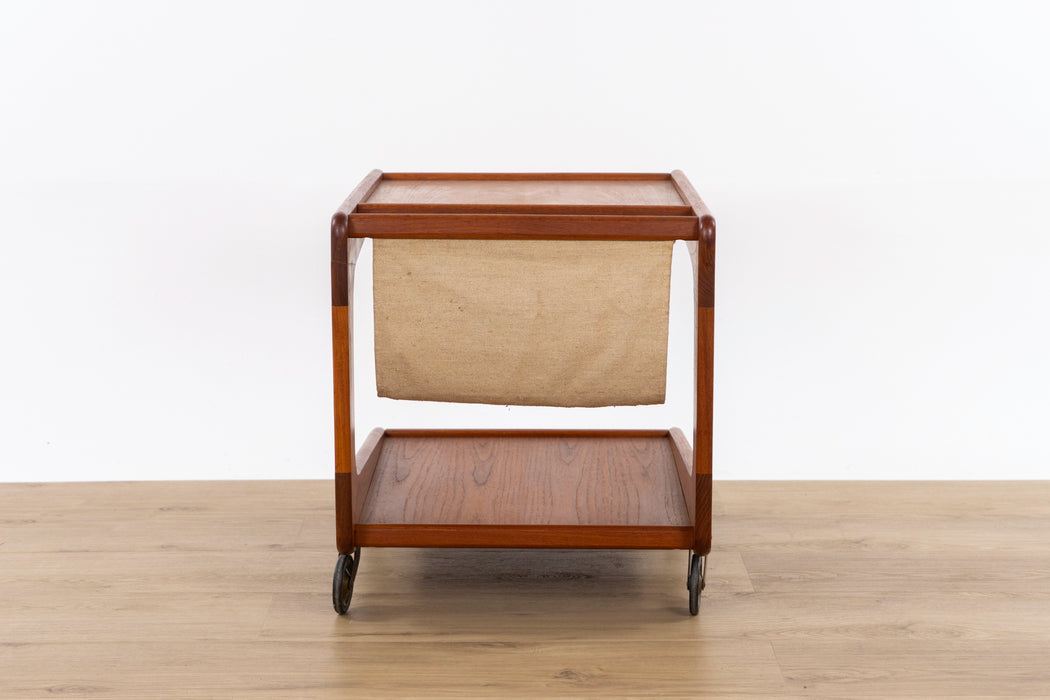 Danish Mid-Century Teak Cart/Magazine Table by Sika Møbler - (326-021)