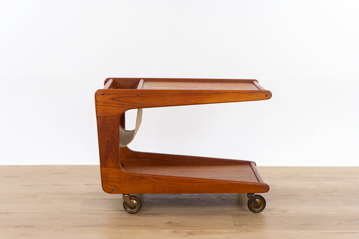 Danish Mid-Century Teak Cart/Magazine Table by Sika Møbler - (326-021)