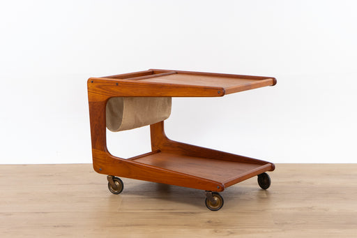 Danish Mid-Century Teak Cart/Magazine Table by Sika Møbler - (326-021)