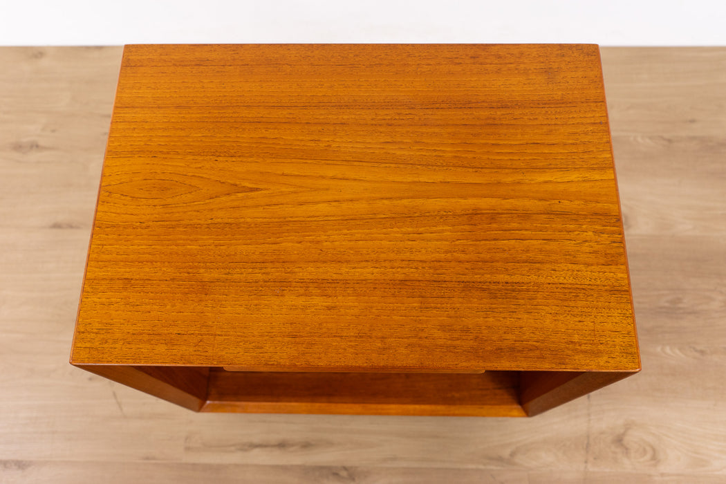 Danish Modern Teak Bedside Table - (D1671)