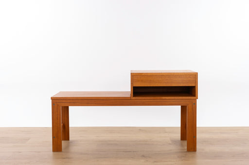 Danish Modern Teak Bench - (326-045)