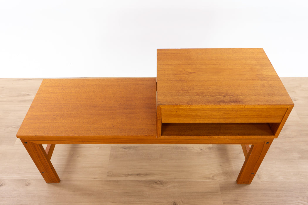 Danish Modern Teak Bench - (326-045)