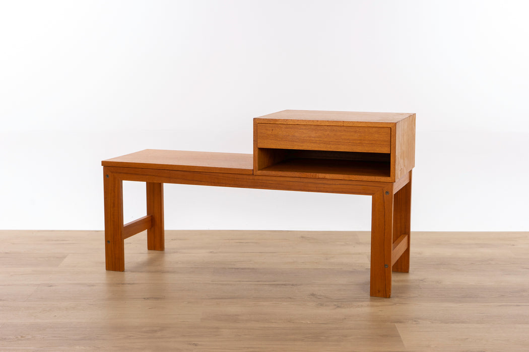 Danish Modern Teak Bench - (326-045)