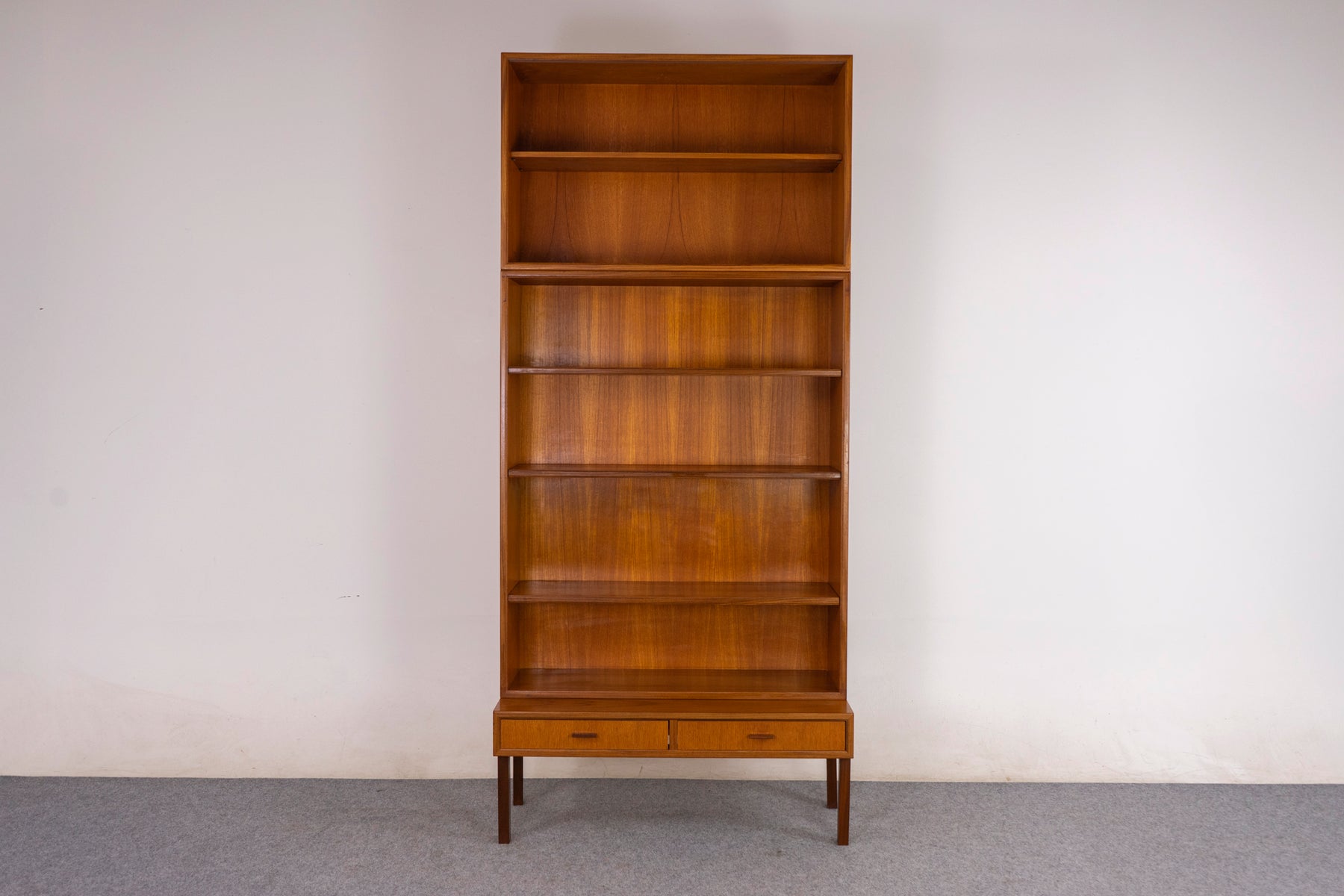 Teak Danish Bookcase - (326-163)