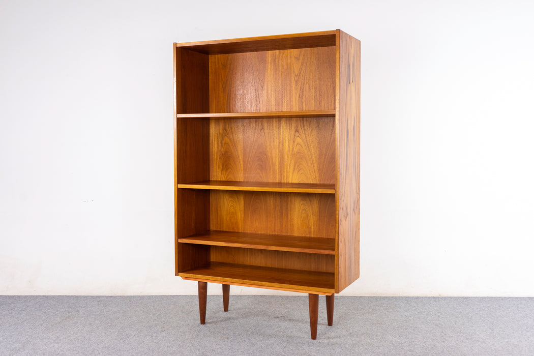 Danish Modern Teak Bookcase - (327-068)