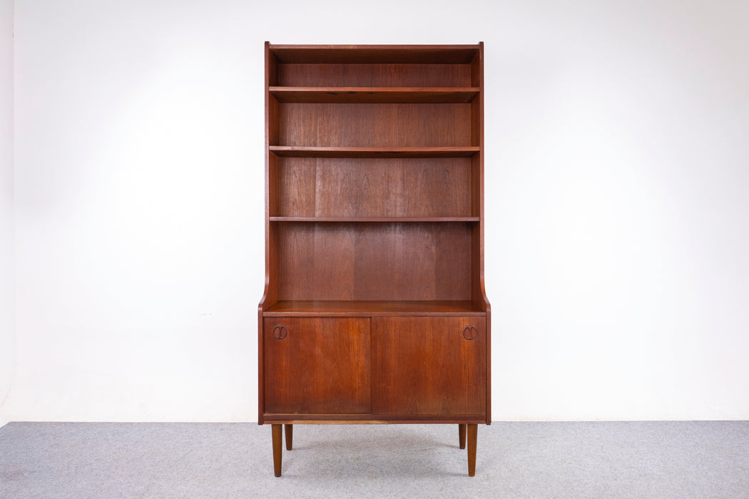 Danish Modern Teak Bookcase - (327-167)