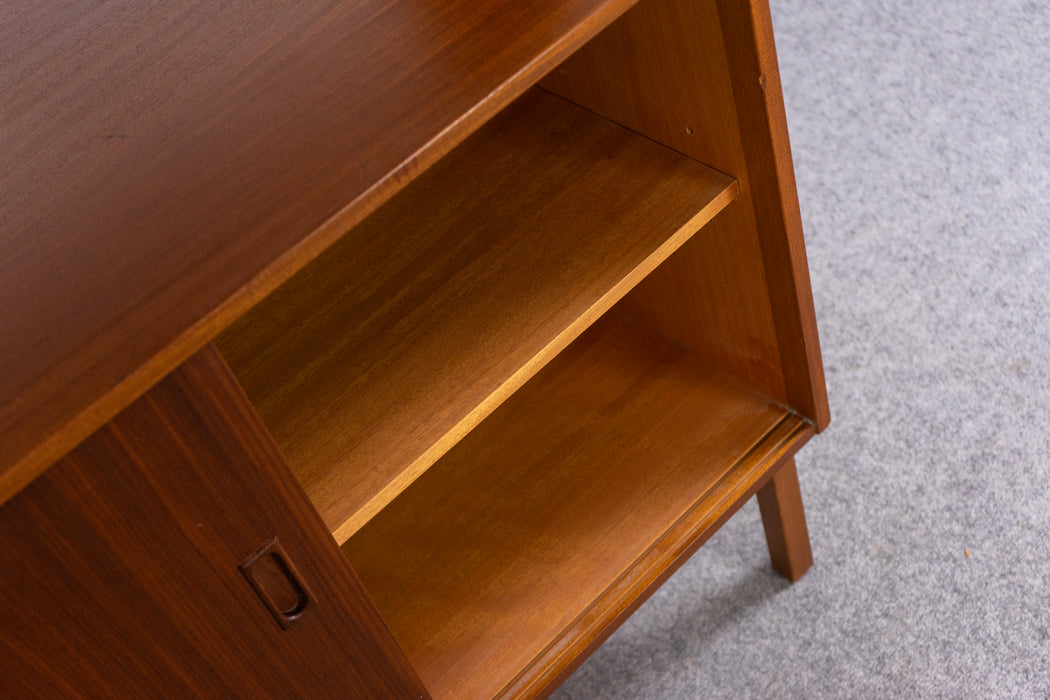 Teak Danish Bookcase/Cabinet- (326-164)