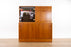 Danish Modern Teak Bookcase/Cabinet - (D1545)
