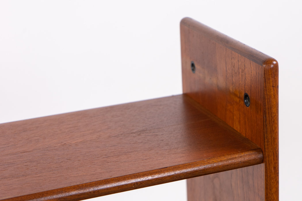 Danish Modern Teak Open Bookcase - (D1684)