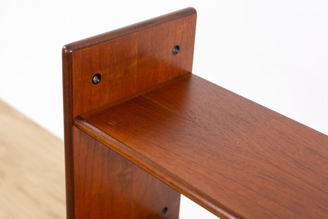 Danish Modern Teak Open Bookcase - (D1684)