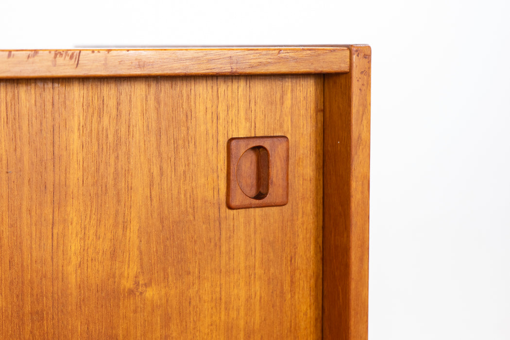 Danish Mid Century Teak Cabinet - (327-063)