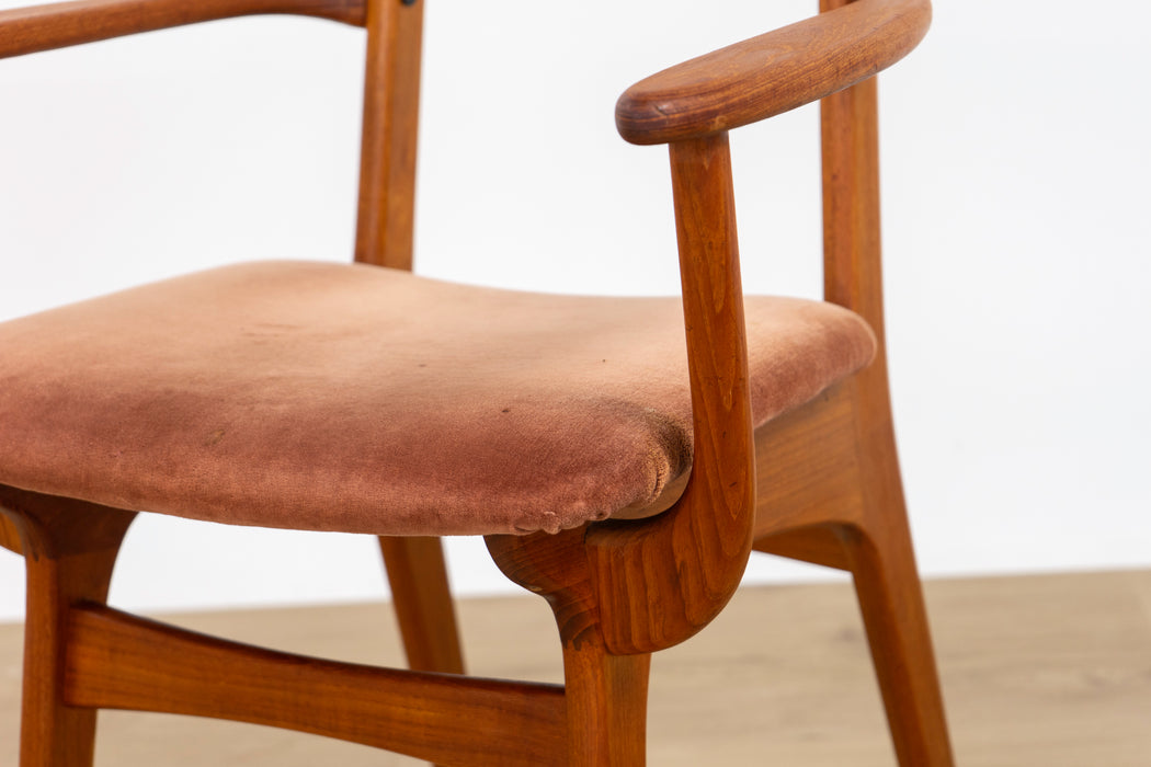 Model 83 Teak Captain's Chair by Boltinge Stolefabrik - (D1575)