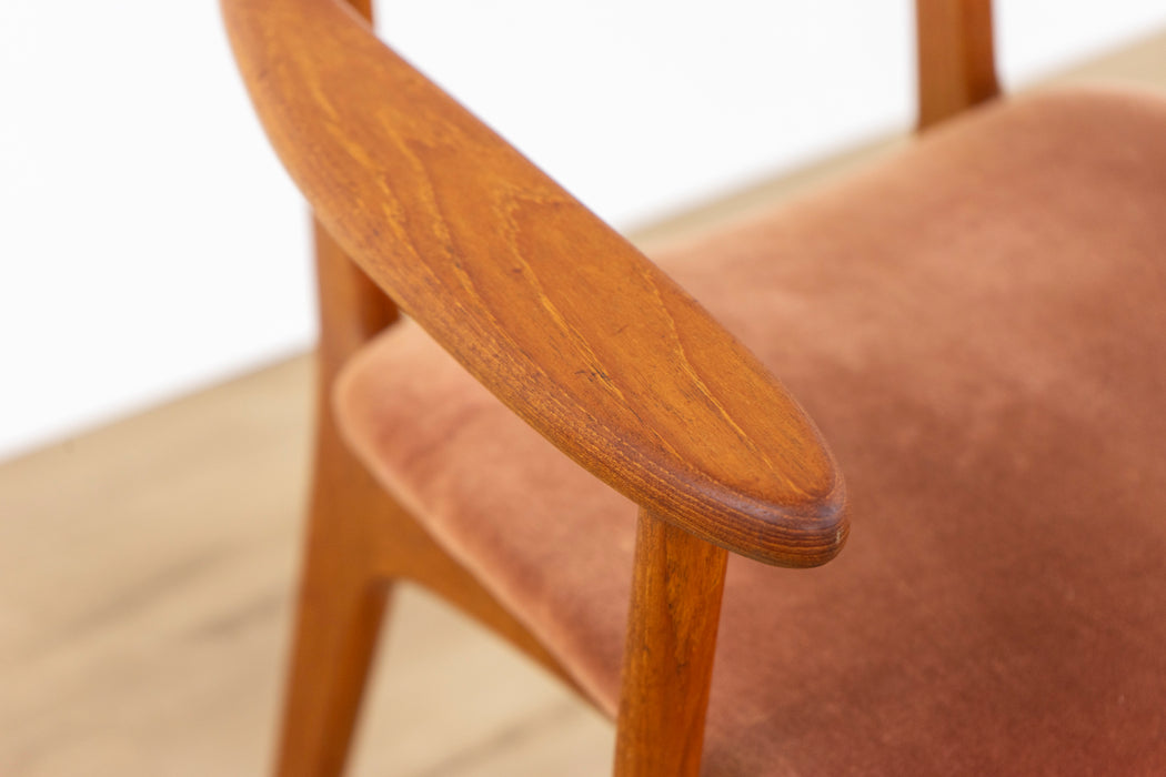 Model 83 Teak Captain's Chair by Boltinge Stolefabrik - (D1575)