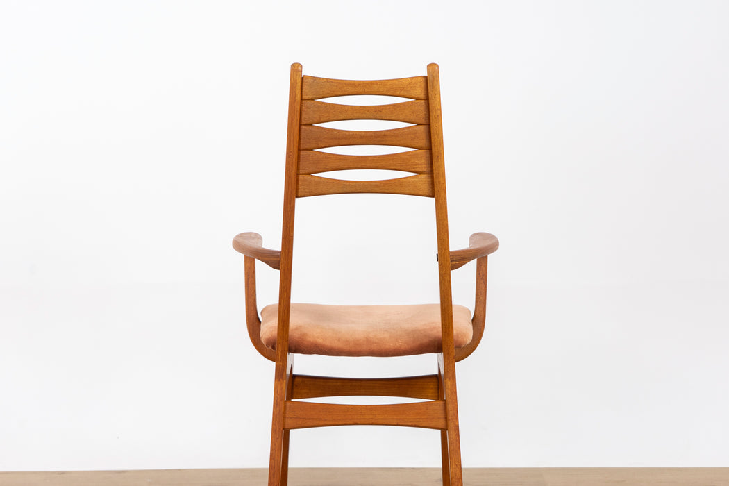 Model 83 Teak Captain's Chair by Boltinge Stolefabrik - (D1575)
