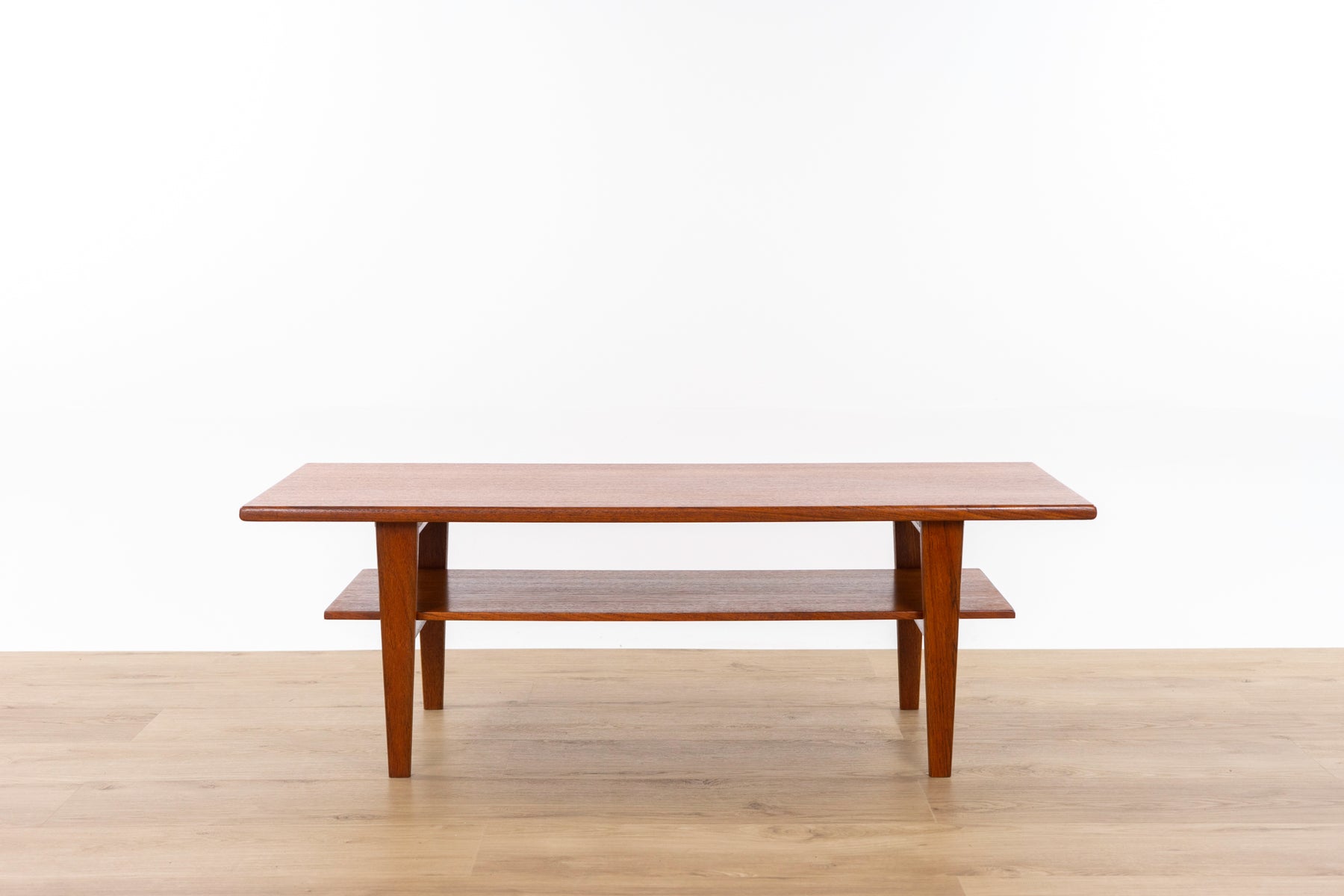 Danish Mid-Century Teak Coffee Table - (325-091)
