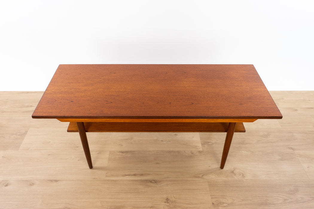 Danish Modern Teak Coffee Table - (D1580)