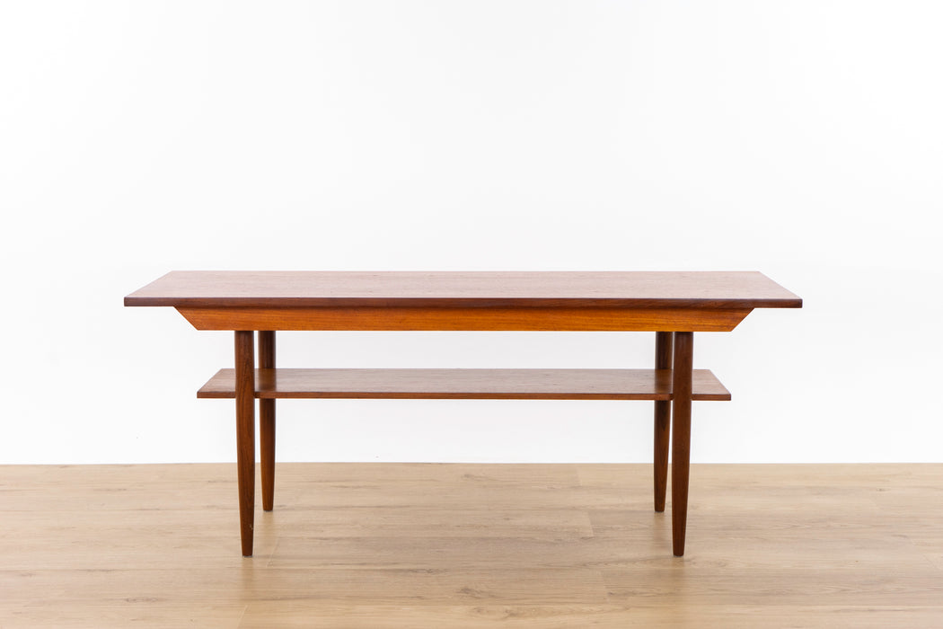 Danish Modern Teak Coffee Table - (D1580)