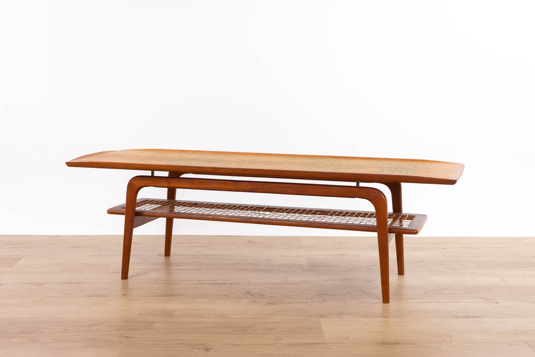 Danish Modern Teak Coffee Table - (D1620)