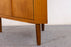 Danish Modern Teak and Glass Corner Cabinet - (D1455)
