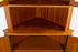 Danish Modern Teak and Glass Corner Cabinet - (D1455)