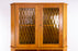 Danish Modern Teak and Glass Corner Cabinet - (D1455)