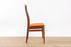 1 Mid-Century Modern Teak Dining Chair  - (D1515)