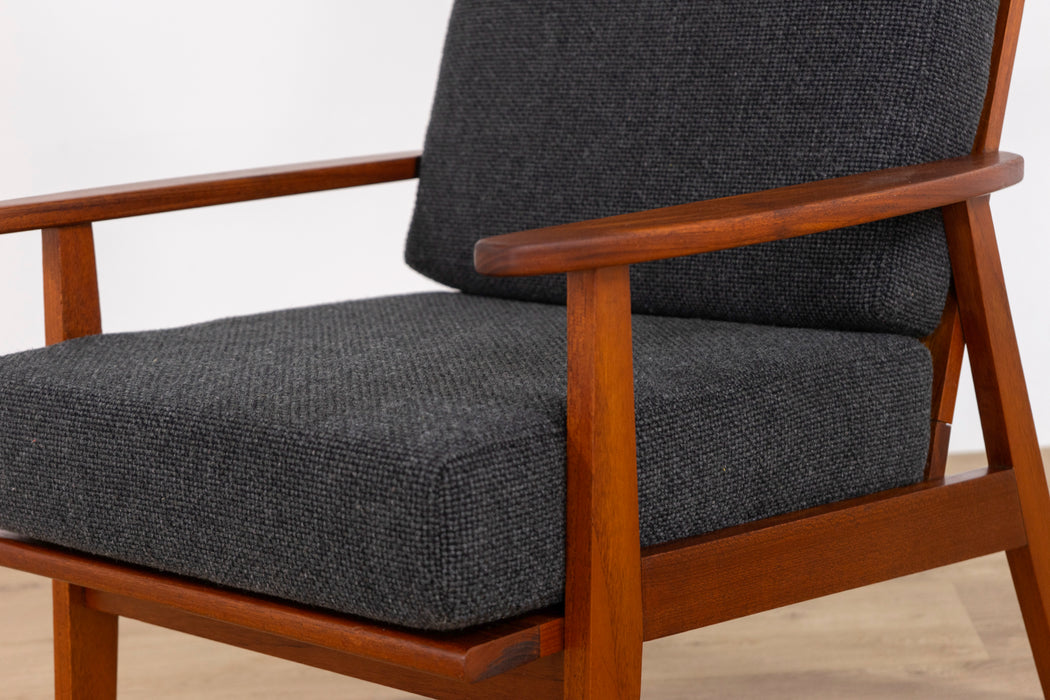 Danish Mid-Century Teak Lounge Chair - (327-169)