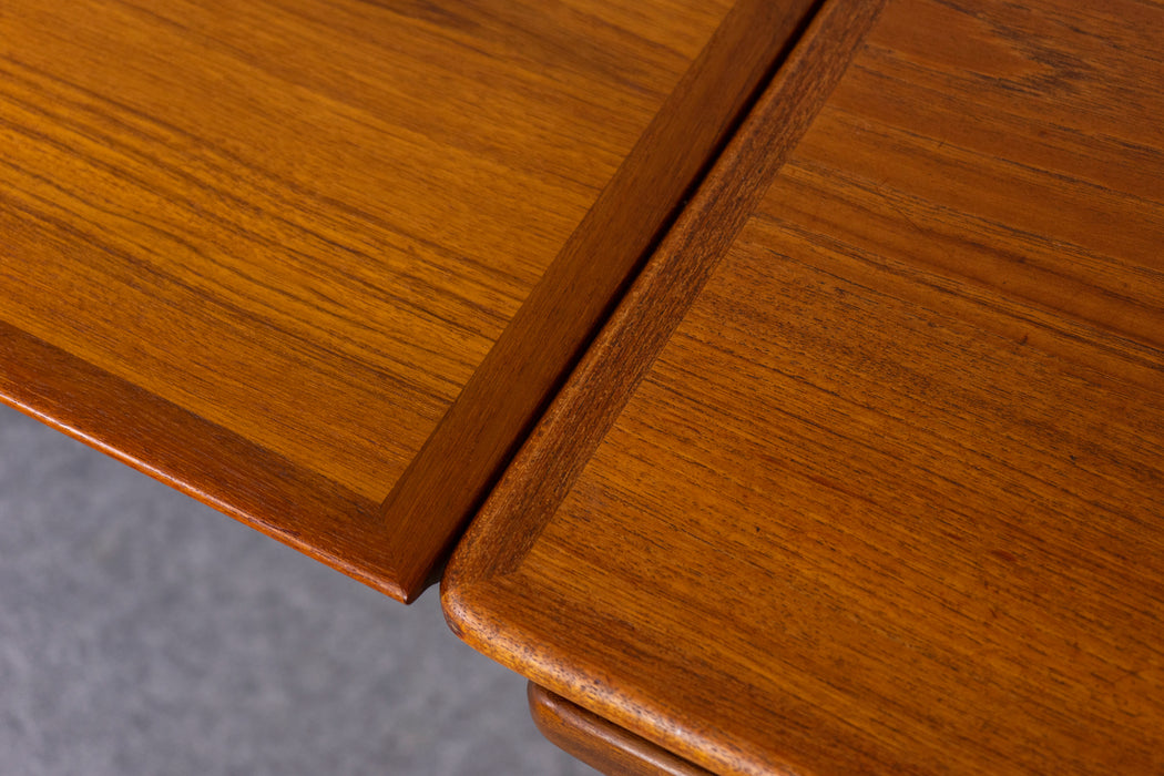 Danish Modern Teak Dining Table by Johannes Andersen - (327-049)