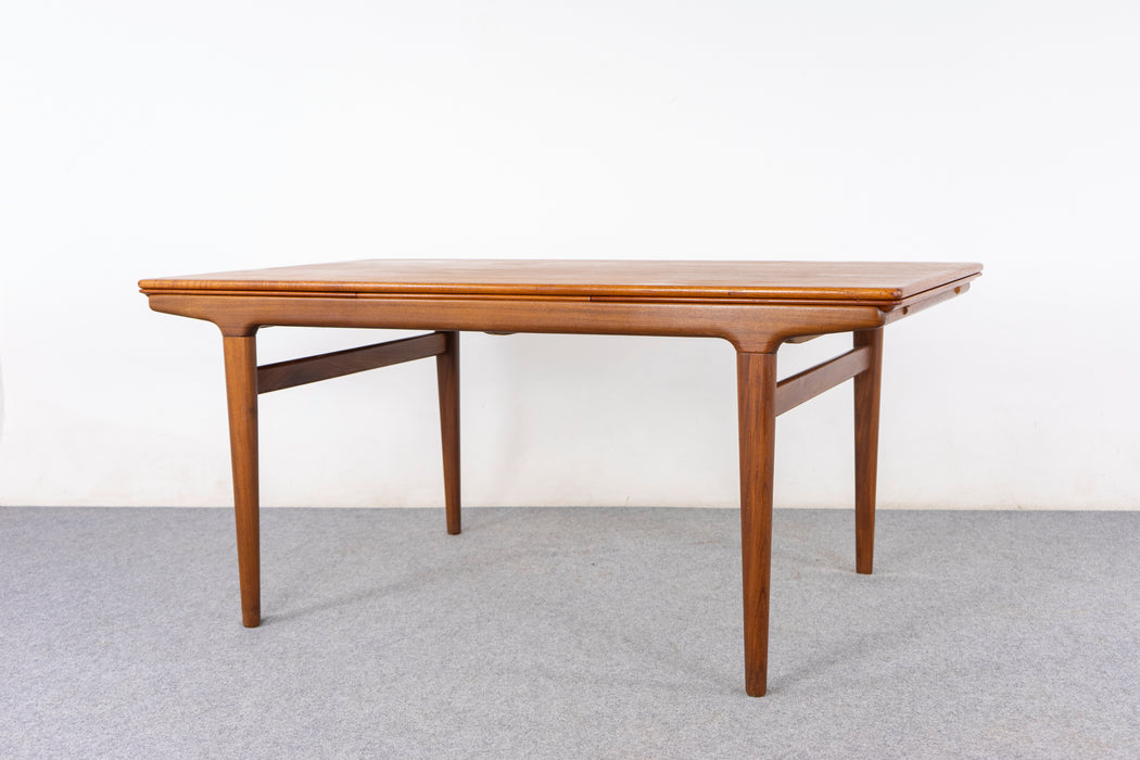 Danish Modern Teak Dining Table by Johannes Andersen - (327-049)