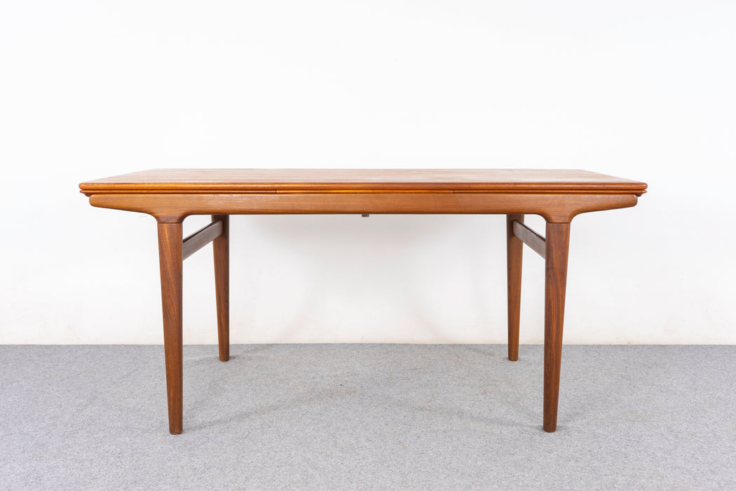 Danish Modern Teak Dining Table by Johannes Andersen - (327-049)