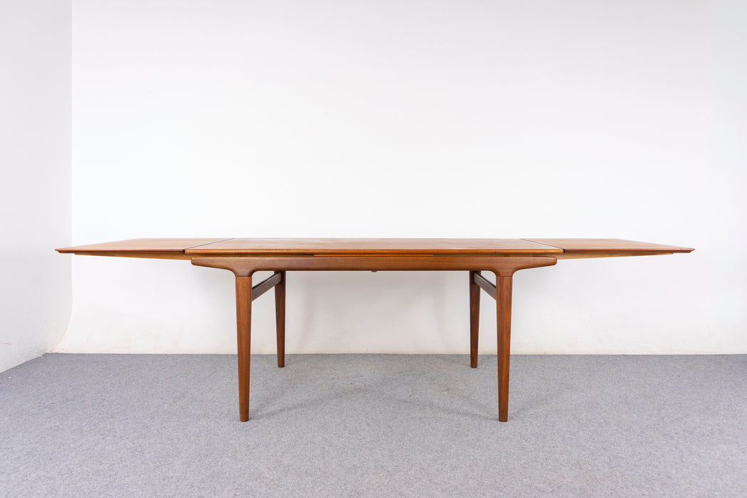Danish Modern Teak Dining Table by Johannes Andersen - (327-049)