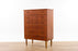 Danish Mid-Century Modern Teak Dresser - (327-007)