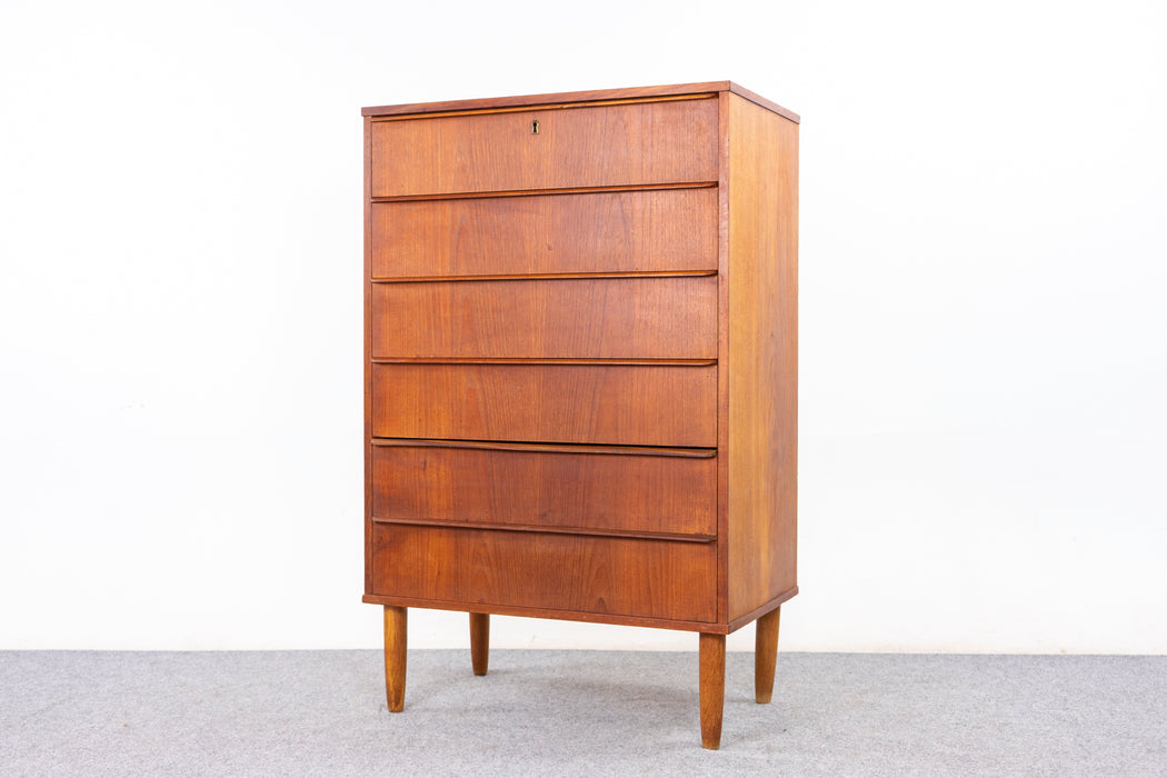 Danish Modern Teak Dresser - (327-010)