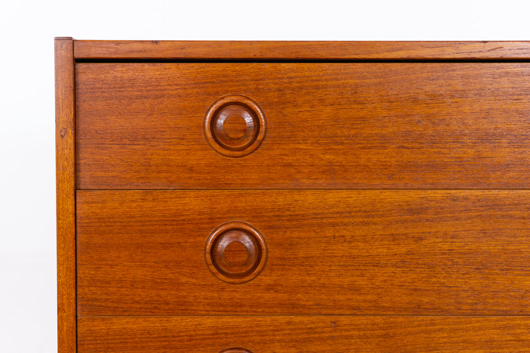 Danish Mid Century Teak Dresser- (327-014)